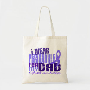 Ik Draag Periwinkle voor mijn vader 6.4 Esophageal Tote Bag