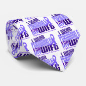 Ik Draag Periwinkle voor vrouw 6.4 esophageale kan Stropdas (Opgerold)