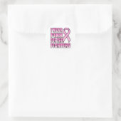 Ik Draag Pink voor de Fighters Sticker (Tas)