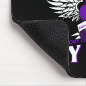 Ik Draag Purpleei ter nagedachtenis van mijn zoon  Muismat (Hoek)