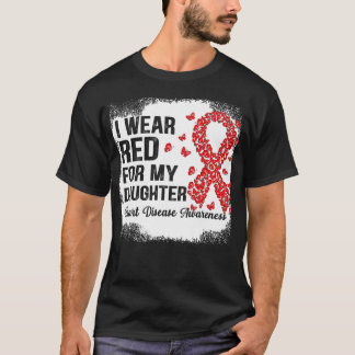Ik Draag Red voor mijn dochter voor hartziekte A T-shirt