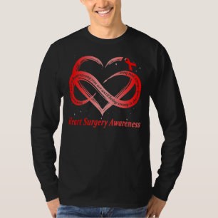 Ik Draag Red voor Warrior van Heart Surgery Awaren T-shirt