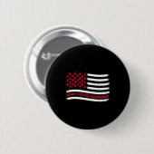 Ik Draag Rood Voor Hartziekte Bewustzijn Chd Ameri Ronde Button 5,7 Cm (Voorkant /achterkant)