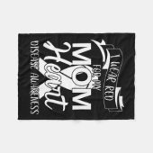 Ik Draag rood voor mijn moeder hartziekte Fleece Deken (Voorkant (Horizontaal))