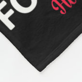 Ik Draag rood voor mijn patiënten Fleece Deken (Hoek)