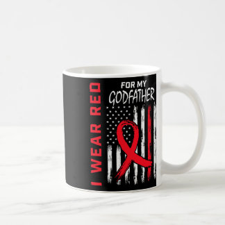 Ik Draag rood voor mijn vaders hartziekte Koffiemok