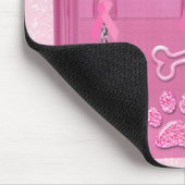 Ik Draag roze Mousepad Muismat (Hoek)