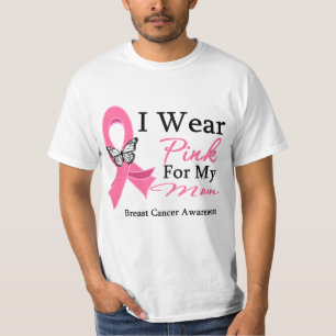 Ik Draag roze ribbon mam borstkanker T-shirt