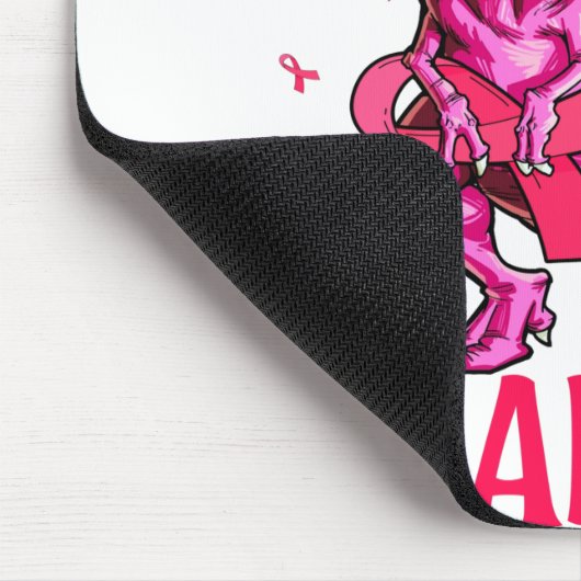 Ik Draag roze ter nagedachtenis aan mijn oma borst Muismat (Hoek)