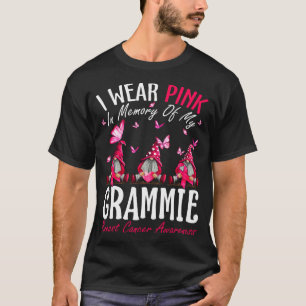 Ik Draag roze ter nagedachtenis van mijn grammembo T-shirt
