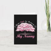 Ik Draag roze ter nagedachtenis van mijn jonge bor Kaart (Voorkant)