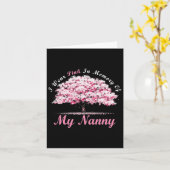 Ik Draag roze ter nagedachtenis van mijn jonge bor Kaart (Gele Bloem)