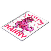 Ik Draag roze ter nagedachtenis van mijn jonge bor Notitieboek (Linkerzijde)