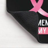 Ik Draag roze ter nagedachtenis van mijn moeder bo Muismat (Hoek)