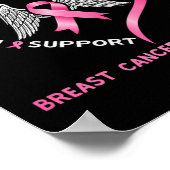 Ik Draag roze ter nagedachtenis van mijn moeder bo Poster (Hoek)