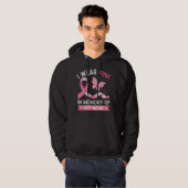 Ik draag roze ter nagedachtenis van mijn moeder hoodie (Voorkant volledig)