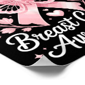 Ik Draag roze voor borstkankerbewustzijn _5 Poster (Hoek)