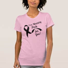Ik draag roze voor jou t-shirt