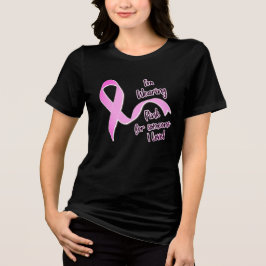 Ik draag roze voor jou Tri-Blend shirt