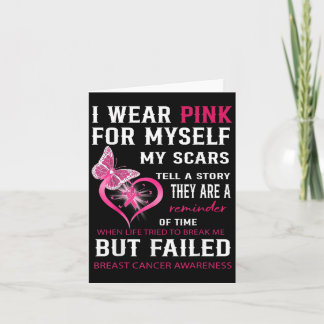 Ik Draag roze voor mezelf mijn littekens, maar mis Kaart