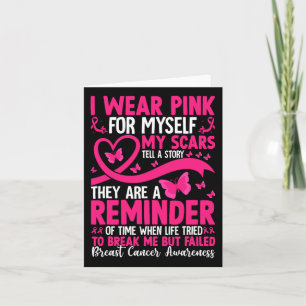 Ik Draag roze voor mezelf. Mijn littekens vertelle Kaart