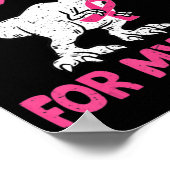 Ik Draag roze voor mijn bekendheid met Nana Breast Poster (Hoek)