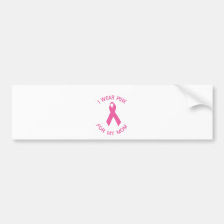 Ik Draag roze voor mijn borstkanker Bumpersticker