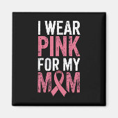 Ik Draag roze voor mijn borstkanker Magneet (Voorkant)