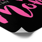 Ik Draag roze voor mijn borstkanker Poster (Hoek)