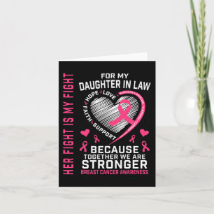 Ik Draag roze voor mijn dochter in de wet borstkan Kaart