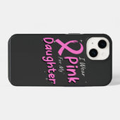 Ik Draag Roze Voor Mijn Dochter iPhone Hoesje (Achterkant horizontaal)