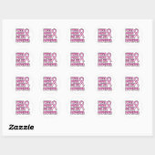 Ik Draag roze voor mijn dochter Sticker (Vel)