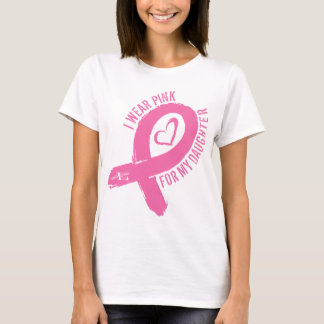 Ik Draag roze voor mijn dochter T-shirt