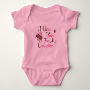 Ik Draag roze voor mijn godmoeder 22 BREAST CANCER Romper