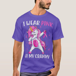 Ik Draag roze voor mijn Grammy Breast Cancer Bewus T-shirt