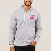 Ik Draag roze voor mijn grootmoeder borstkanker Hoodie (Voorkant)