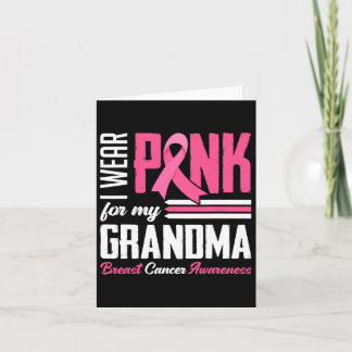 Ik Draag roze voor mijn grootmoeder borstkanker Kaart