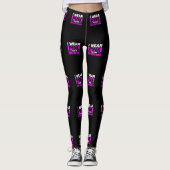 Ik Draag roze voor mijn grootmoeder borstkanker Leggings (Voorkant)