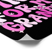 Ik Draag roze voor mijn grootmoeder borstkanker Poster (Hoek)