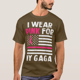 Ik Draag roze voor mijn maagzuurroze borstkanker T-shirt