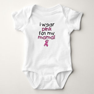 Ik Draag Roze voor Mijn mama ($ 18,95) Romper