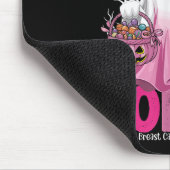 Ik Draag roze voor mijn mama spook borstkanker bew Muismat (Hoek)