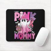 Ik Draag roze voor mijn mama spook borstkanker bew Muismat (Met muis)
