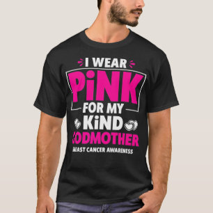 Ik Draag roze voor mijn moeder borstkanker. T-shirt