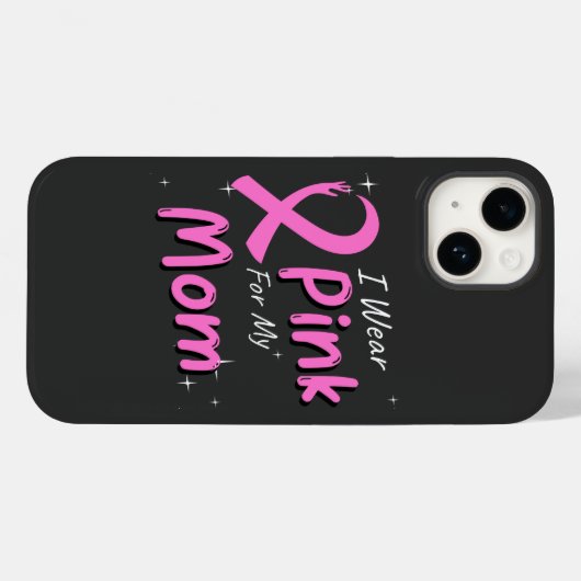 Ik Draag roze voor mijn moeder Case-Mate iPhone Case (Achterkant (horizontaal))