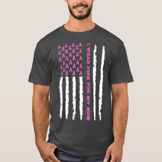 Ik Draag roze voor mijn moeder die borstkanker kre T-shirt