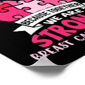 Ik Draag roze voor mijn moeder die borstkanker ont Poster (Hoek)