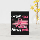 Ik Draag roze voor mijn moeder Sneakers USA vlag K Kaart (Gele Bloem)