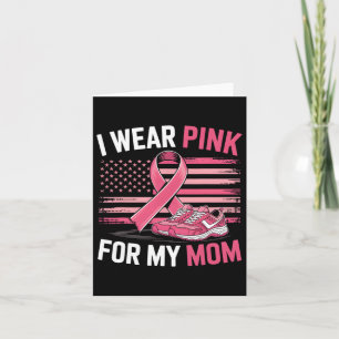Ik Draag roze voor mijn moeder Sneakers USA vlag K Kaart