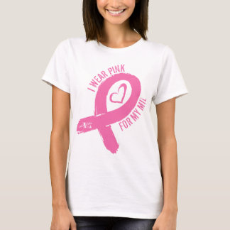 Ik Draag roze voor mijn moeder. T-shirt